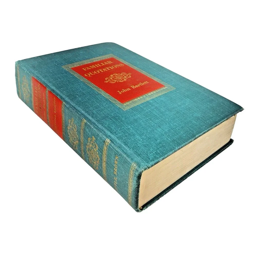 Familiar Quotations by John Bartlett Vintage 1955 Hardback 10th Printing